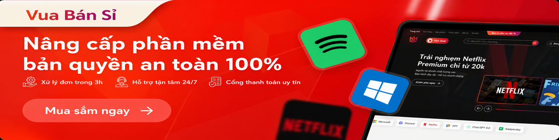 Nâng cấp phần mềm uy tín giá tốt tại Vua Bán Sỉ